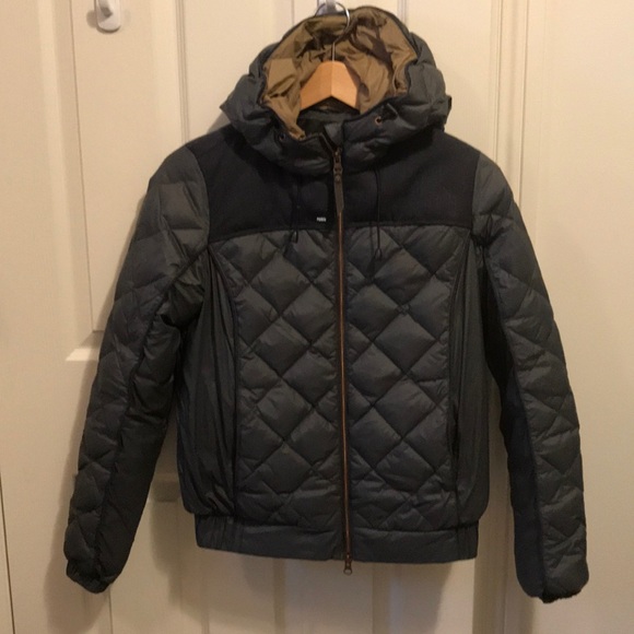 Nobis Elle quilted bomber jacket with hood - Picture 1 of 5